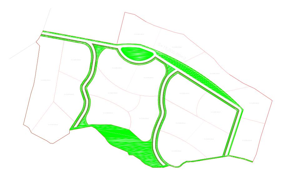 Plano de la ecocomunidad Pextlán